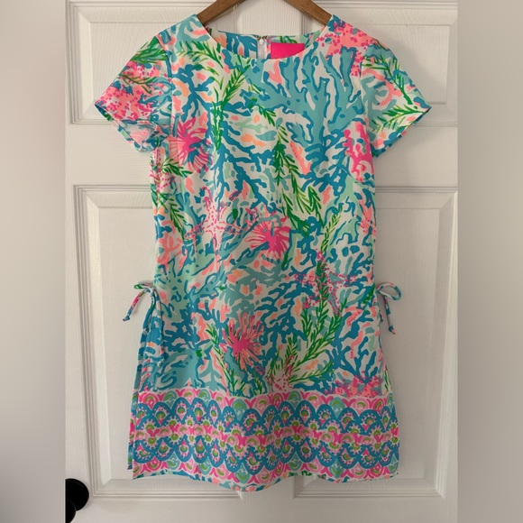 🌟NEW🌟 Lilly Pulitzer Sz 2 coral Bay engineered romper - Picture 2 of 9